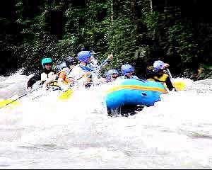 Rafting adventure sports in Quiito Pichincha Ecuador