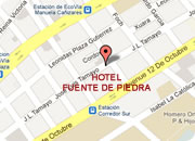 Hoteles en Quito, Hotel Fuente de Piedra I mapa