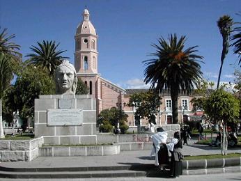 Park in Otavalo Ecuador