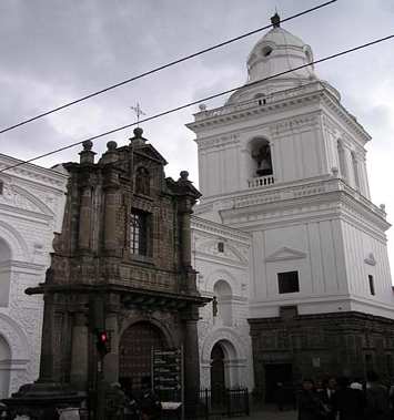 San Agustin church in Quito Ecuador