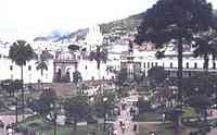Piazza de la Independencia in Quito Pichincha Ecuador
