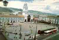 Piazza Santo Domingo in Quito Pichincha Ecuador