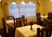 Hoteles en Quito, Hotel Casa Quito comedor