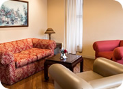 Hoteles en Quito, Filatelia Apart Hotel sala