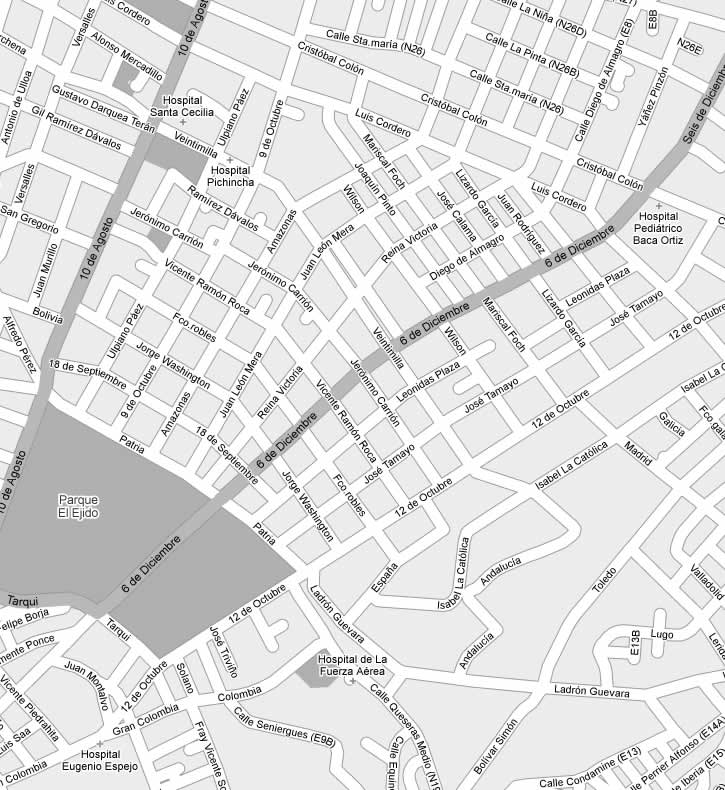 Quito map