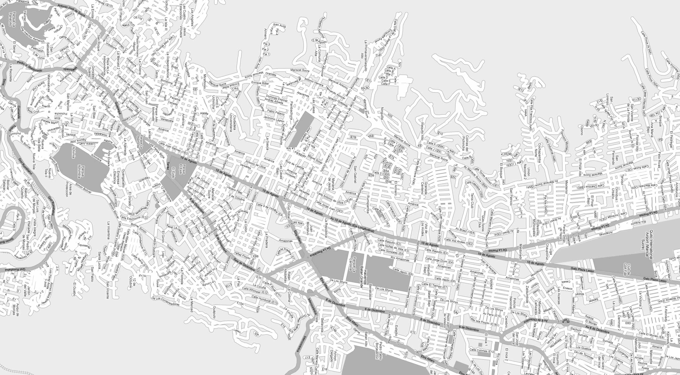 Quito map