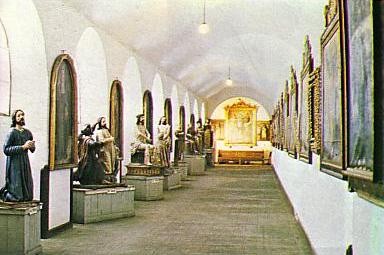 Eine Galerie des San Francisco museum in Quito Ecuador