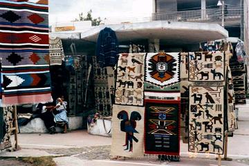 Handwerke in Otavalo Ecuador