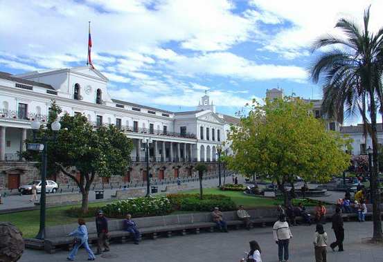 Palacio de Gobierno en Quito Ecuador