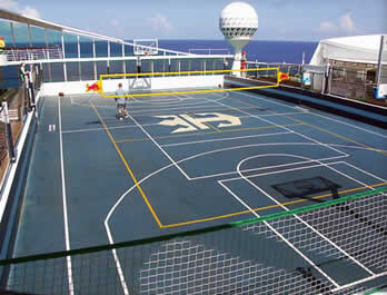 Royal Caribbean Quito, Mediterraneo Oriental, Navigator of the Seas, Pista de Baloncesto