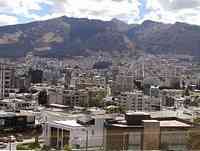 View of Quito from a hilltop