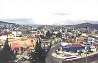 Vista de Quito desde una cima 