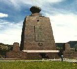 Mitter der Welt in Quito Pichincha Ecuador
