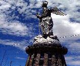 Virgen del Panecillo in Quito Ecuador